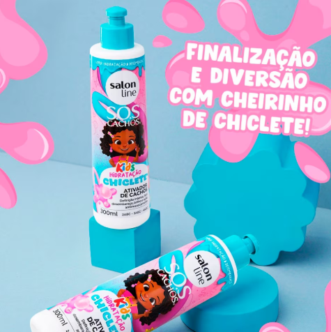 SOS Curly Kids Hydration Curl Activator & Conditioning Detangler – Salon Line - 300ml