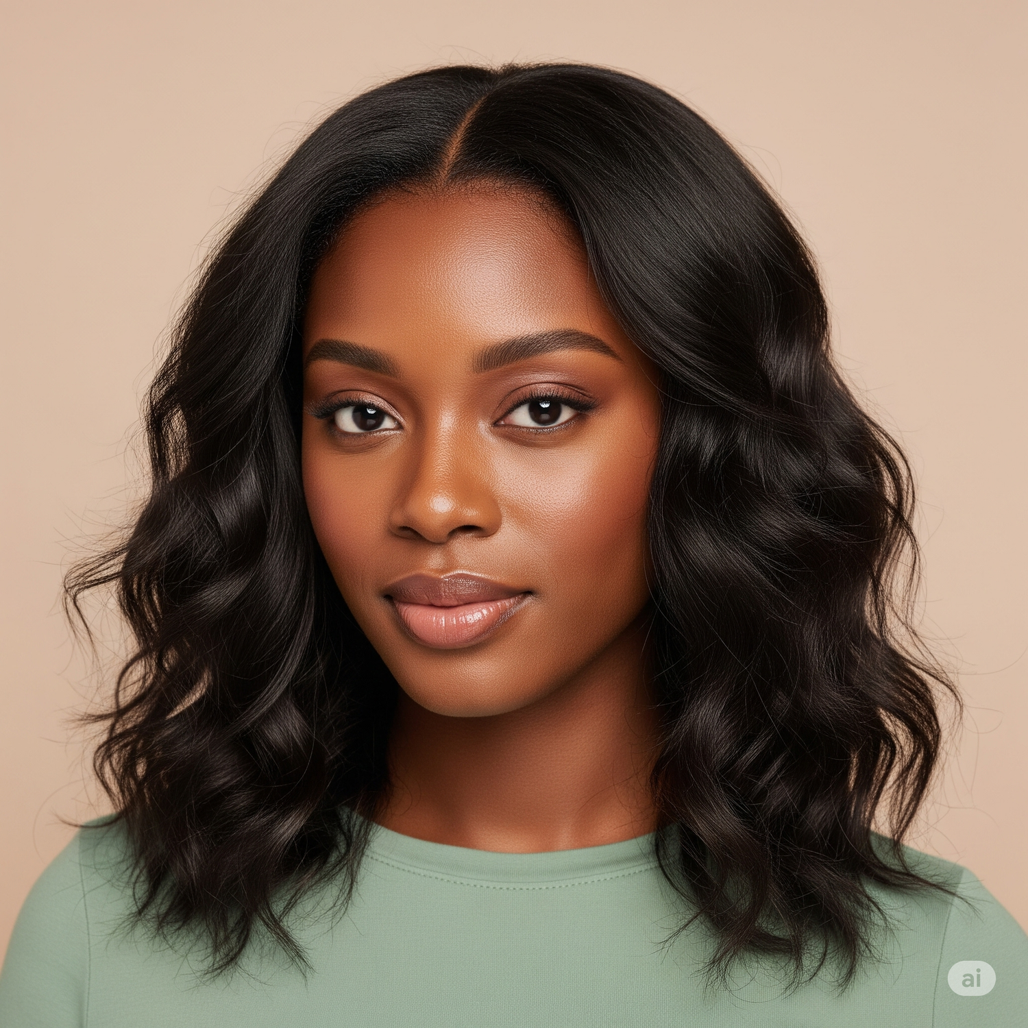 wavy texture image ai