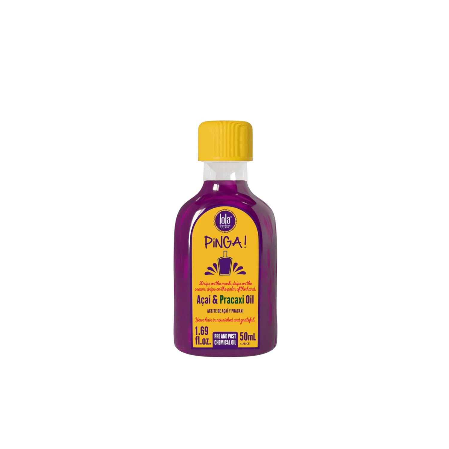 PINGA Hair Oil with Açaí and Pracaxi - Lola Cosmetics - Naturally