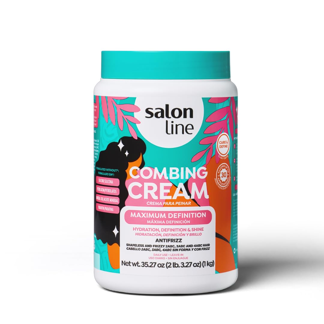 Maximum Definition Hair Cream Conditioner - Salon Line - 1Kg - Naturally