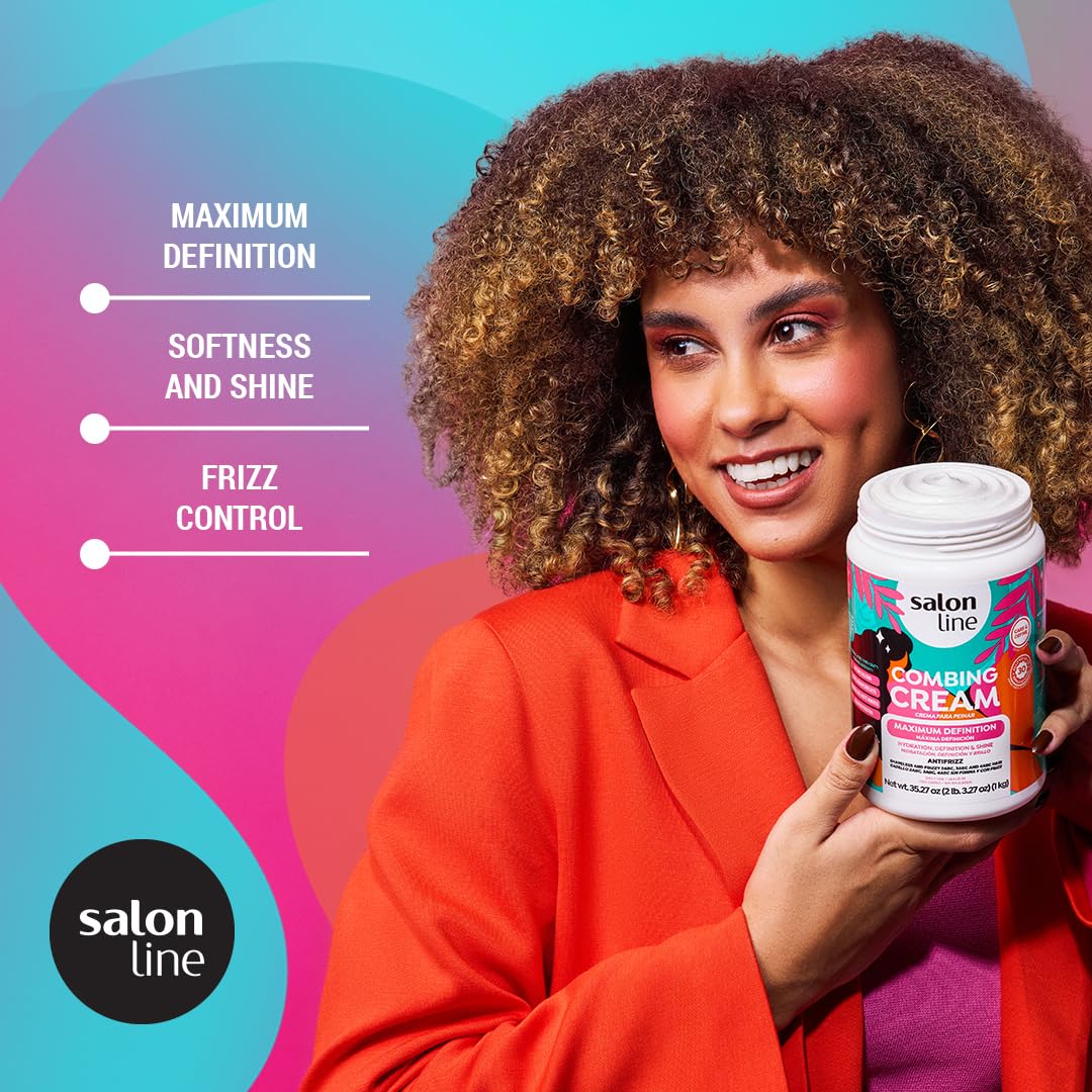 Maximum Definition Hair Cream Conditioner - Salon Line - 1Kg - Naturally