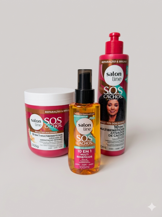 The Ultimate S.O.S Curls Bundle | 10-in-1 Repair and Shine Trio