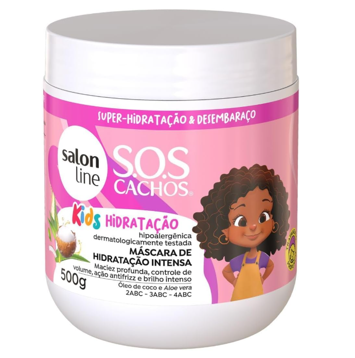 Kids Curls & Coils Nourishing Hair Mask - Salon Line - 500g - Naturally