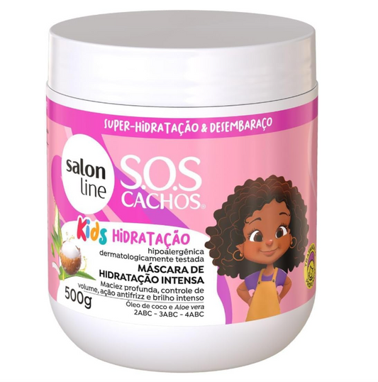 Kids Curls & Coils Nourishing Hair Mask - Salon Line - 500g
