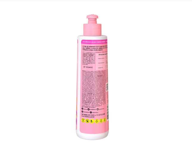 S.O.S Cachos Curls & Coils Kids Hydrating Curl Activator - Salon Line - 300ml - Naturally