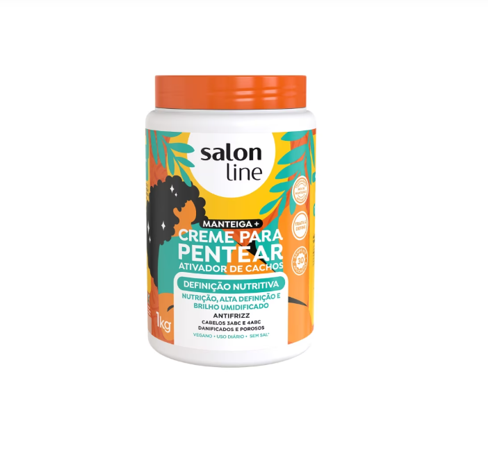 Nutritive Definition Hair Cream Conditioner - Salon Line - 1Kg - Naturally
