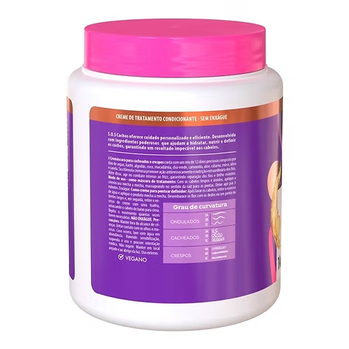 Super Oils 2-in-1 Cream Mask - Salon Line - 1Kg - Naturally