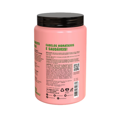 S.O.S Deep Hydrating Castor Oil Hair Mask - Salon Line - 1 Kg - Naturally