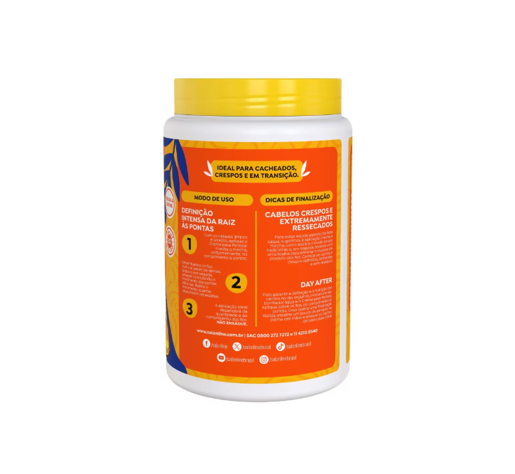 Naturally SOS Cachos Super Oils Hair Cream Conditioner in 1kg jar, featuring rich formula for curly hair care and moisture.