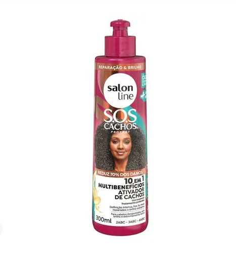 SOS Cachos 10-in-1 Multi-Benefit Curl Activator - Salon Line - 300ml