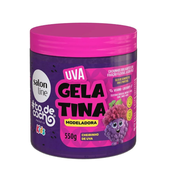 Kids Grape Styling Gelatin - Salon Line - 550g