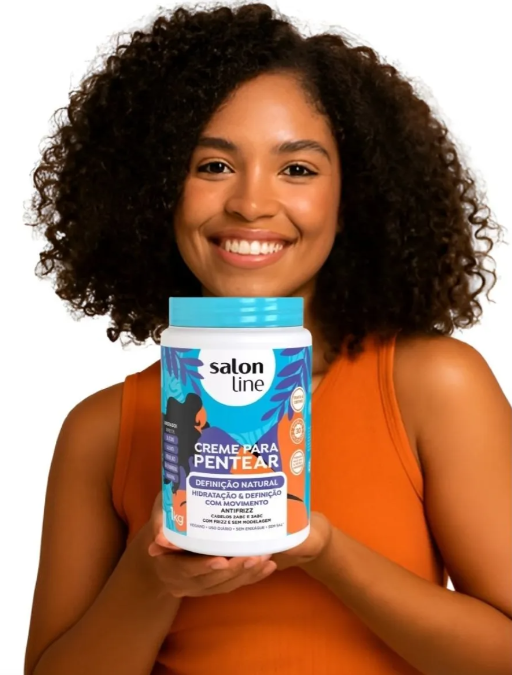 Naturally S.O.S Cachos Natural Definition Hair Cream Conditioner in 1kg jar, moisturizing curly hair with natural curl-enhancing formula.