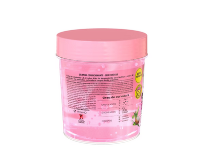 SOS Cachos Curls & Coils Kids Hydrating Gel – Salon Line - 400g - Naturally